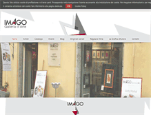 Tablet Screenshot of imagogalleriadarte.com